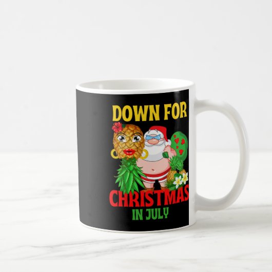 Upside Down Pineapple Santa In July Mid Year Chris Kaffeetasse (Rechts)