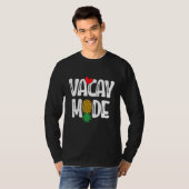 Upside Down Pineapple Sharing Swinger Vacation T-Shirt (Vorne ganz)