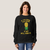 Upside Down Pineapple  Swingers If You Know You Kn Sweatshirt (Vorne ganz)
