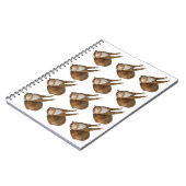 Upside-Down Sunshine Cat Notizblock (Linke Seite)