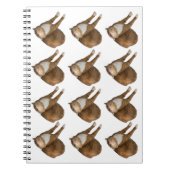 Upside-Down Sunshine Cat Notizblock (Vorderseite)