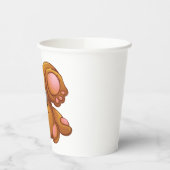 Upside Down Teddy Bear Pappbecher (Links)