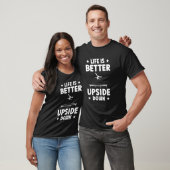 Upside Down Trampolinist Trampoline T-Shirt (Unisex)