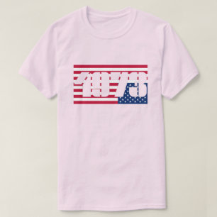Upside Down USA Flag 1973 Abtreibungsrechte T - Sh T-Shirt