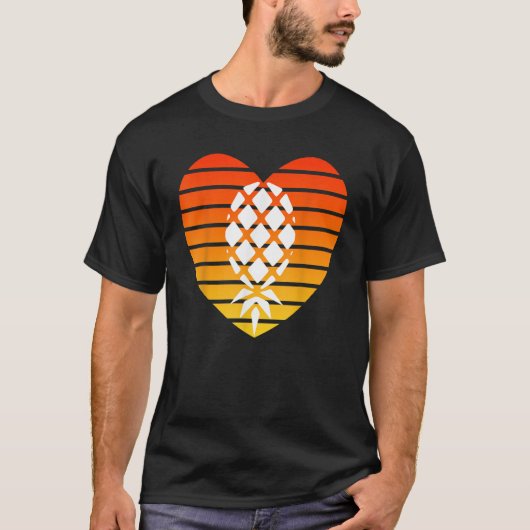 UpsideDown Pineapple Swingers Pineapple Not Vanill T-Shirt (Vorderseite)