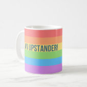 Upstander-Pride-Tasse Kaffeetasse (Vorderseite Links)
