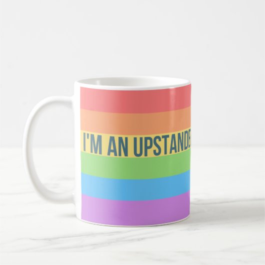 Upstander-Pride-Tasse Kaffeetasse (Links)
