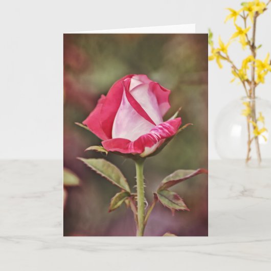 Upstanding Rose Scripture Card Psalm 33:1 Karte (Gelbe Blume)