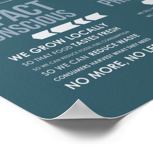 Upstart von Bauern Manifesto Poster (Ecke)