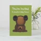 Upsy Gänseblümchen-Einladung Einladung (Stehend Vorderseite)