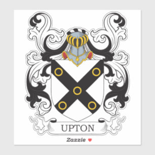 Upton Familienwappen Aufkleber