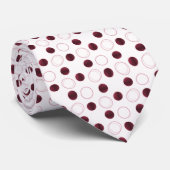 Uptown Bliss Krawatte, Burgund Krawatte (Gerollt)