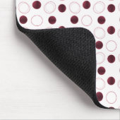 Uptown Bliss Mousepad, Burgund Mousepad (Ecke)