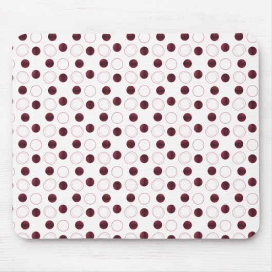 Uptown Bliss Mousepad, Burgund Mousepad (Vorne)
