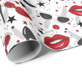 Uptown Girl Geschenkpapier (Rolleneckpunkt)