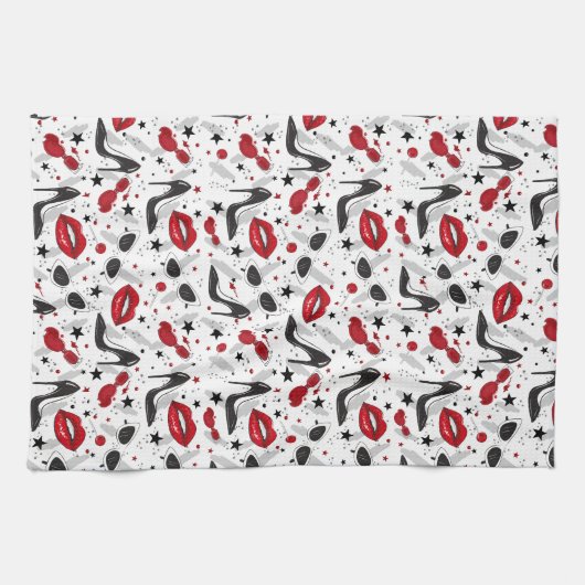 Uptown Girl Geschirrtuch (Horizontal)