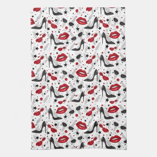 Uptown Girl Geschirrtuch (Vertikal)