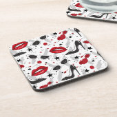 Uptown Girl Getränkeuntersetzer (Linke Seite)