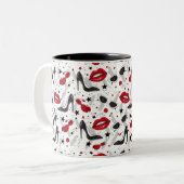 Uptown Girl Zweifarbige Tasse (Vorderseite Links)