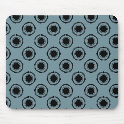 Uptown Hipster Mousepad, blau Mousepad (Vorne)
