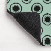 Uptown Hipster Mousepad, Sage Mousepad (Ecke)