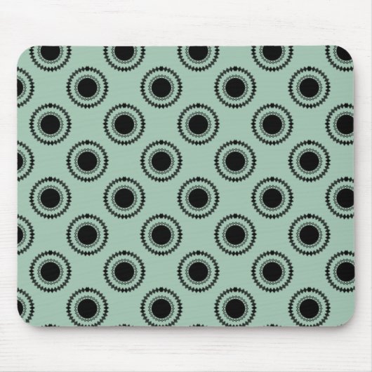 Uptown Hipster Mousepad, Sage Mousepad (Vorne)
