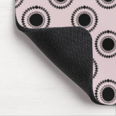 Uptown Hipster Mousepad, zart hellrosa Mousepad (Ecke)