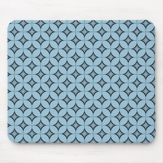 Uptown Retro Mousepad, Light Blue Mousepad (Vorne)