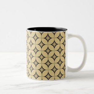 Uptown Retro Tasse, Champagner Zweifarbige Tasse