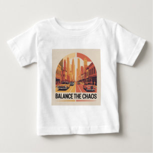 Uptown-Träume, Downtown-Stress New York Baby T-shirt