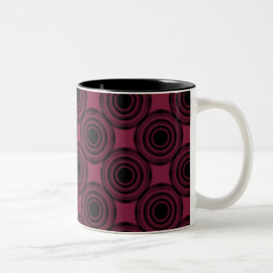 Uptown Trendy Circles Tasse, Azalea Zweifarbige Tasse