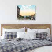 Uptown View vom StrandSeaside, OR Leinwanddruck (Insitu (Schlafzimmer))