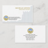 Uptrend Futures Share Graph Financial Stock Broker Visitenkarte (Vorne/Hinten)