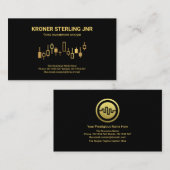 Uptrend Gold Stock Graph Finanzdirektor Visitenkarte (Vorne/Hinten)