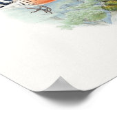 Upupa Epops Poster (Ecke)