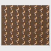 Upupo epops epops epops geteertes Muster Geschenkpapier (Flach)