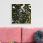 Upward Spektakel #1 (12x12) Leinwanddruck (Insitu (Wohnzimmer))