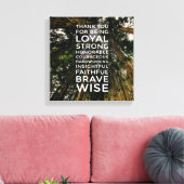 Upward Spektakel #3 (12x12) Leinwanddruck (Insitu (Wohnzimmer))