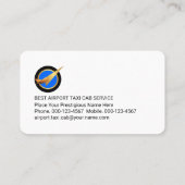 Upwards Sky Movement Global Destination Visitenkarte (Rückseite)