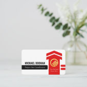 Upwards Successful Arrowhead Executive Visitenkarte (Stehend Vorderseite)