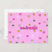 Ur Basic/Emoji Postkarte (Vorne/Hinten)
