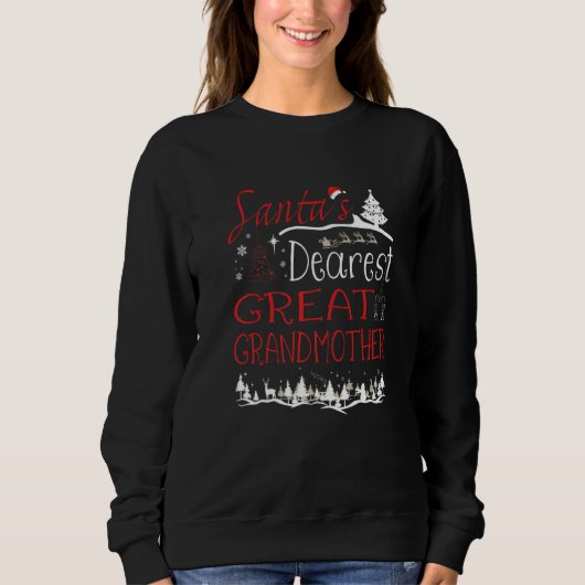 Ur-Großmutter Familientags-Dankfestfeier Sweatshirt (Vorderseite)