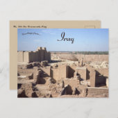 Ur im Irak, Gouverneur von Dhi Qar Postkarte (Vorne/Hinten)