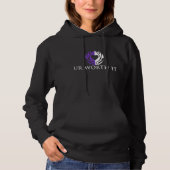 UR Worth It Black Hoodie (Vorderseite)