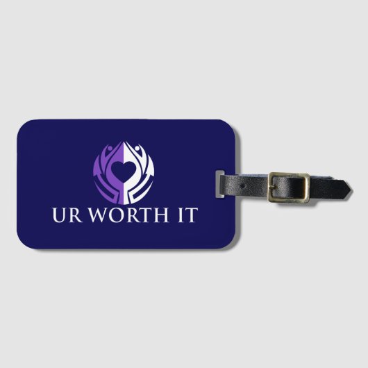 UR Worth It Gepäckanhänger (Vorderseite (Horizontal))