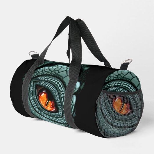 Uraechsen-Raubtierauge Duffle Bag (Rechte Ecke)
