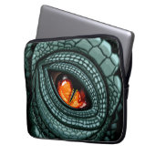 Uraechsen-Raubtierauge Laptopschutzhülle (Vorderseite Links)