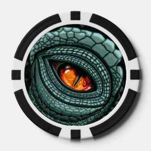 Uraechsen-Raubtierauge Pokerchips
