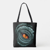 Uraechsen-Raubtierauge Tasche (Rückseite)