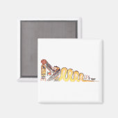 Uraeus Magnet (Vorderseite/Rückseite)